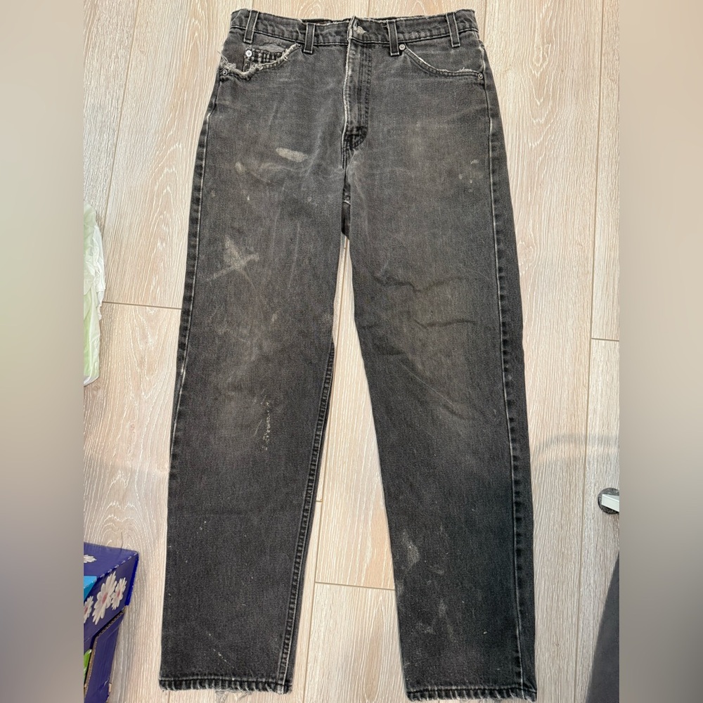 Vintage Levi’s 555 Orange Tab Made In USA 34x32 (Actual 31x32)